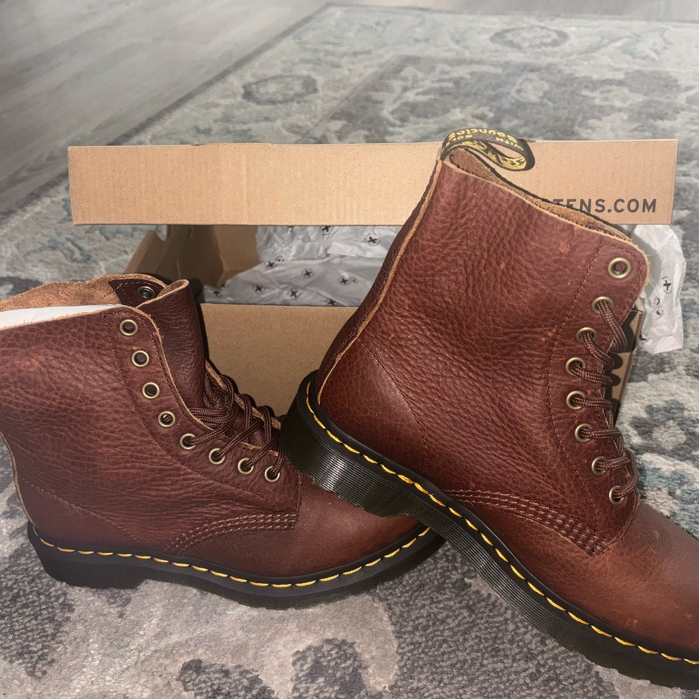 Dr. Martens Brown Leather Boots
